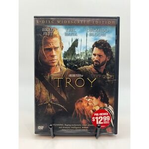 Troy 2 Disc Widescreen Edition DVD Brad Pitt Eric Bana Orlando Bloom Action Epic